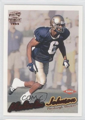 1999 Pacific Paramount Copper Malcolm Johnson #189 Rookie RC - Image 1 of 2