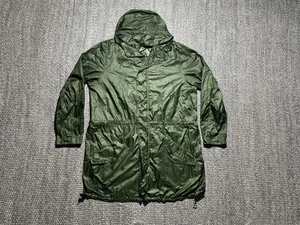 Aspesi Nylon Fishtail Parka Jacket Green Ultra-Light M-51 Style raincoat L - Picture 1 of 14