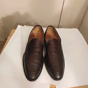 SUITSUPPLY FW1301 Shoes Men's EU 44 / UK 10 US 11 Penny Loafers Leather - Picture 1 of 22