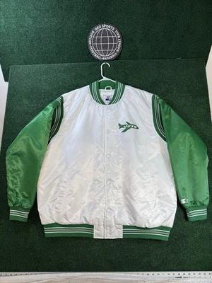 Chaqueta universitaria satinada New York Jets Starter Renegade talla 4XL NUEVA SIN ETIQUETAS DEFECTUOSA Foto 1 de 4