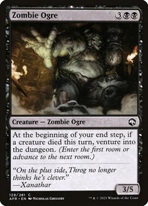 [MTG] Zombie Ogre (129) (AFR) NM - Picture 1 of 1
