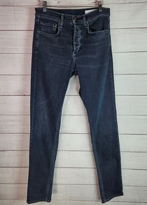 Pantalones de mezclilla elásticos con botones grises ajustados Rag & Bone para hombre 32 calce 2 - Imagen 1 de 14