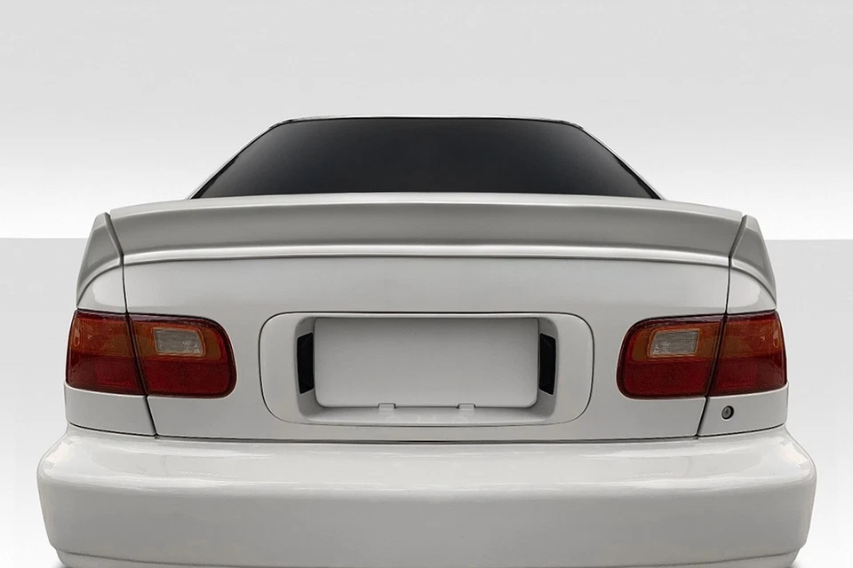 For 1992-1995 Civic 4DR Duraflex Dragster Rear Wing Spoiler - 3 Piece - Изображение 1 из 4