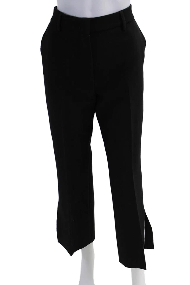 MSGM женщин три кармана высоты прямые штанины брюки черный размер 44 - Изображение 1 из 4