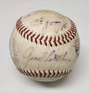 1992 Greenville Braves Team Signed Autographed Baseball MILB Southern League - Imagen 1 de 6