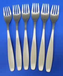 6 - WMF Cromargan ALPHA Satin Stainless GERMANY Flatware 7 1/8" SALAD FORKS - Picture 1 of 7
