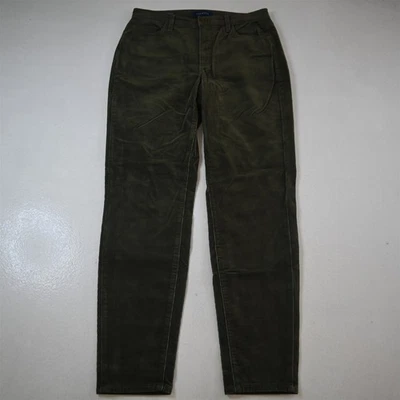 Pantalones para mujer Talbots 6 verde oliva pana cintura alta jegging tobillo Foto 1 de 4