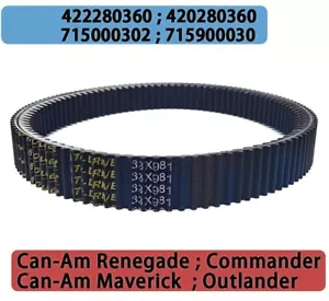 Drive Belt 33x981 For Stels Guepard 650 800 850 150600-103-0000 21301-T08-0000 - Picture 1 of 9