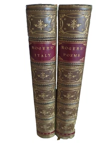 Italy, A Poem and Poems by Samuel Rogers, 1830 and 1834 (Two Volumes) - Picture 1 of 16