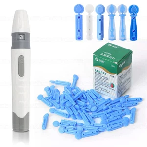 Lancette per Diabetici Dispositivo Lancia Test Glicemia Zucchero 23/26/28/30/33G - Foto 1 di 28