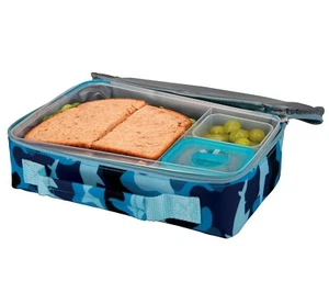 Nuby Insulated Bento Box Lunchbox, Sharks - Picture 1 of 2
