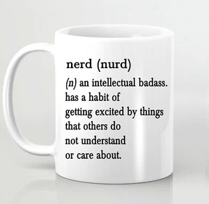 Lustige Nerd Tasse Definition Weihnachten Geburtstag Geschenk - Bild 1 von 2