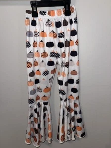 Youth Pumpkin Bell Bottoms White Size 6/8 - Picture 1 of 3