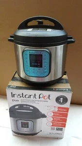 INSTANT POT DUO60 7-in-1 Mehrzweck Programmierbarer Schnellkochtopf - Silber - Bild 1 von 5