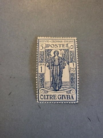 Stamps Oltre Giuba B6 never hinged Cover