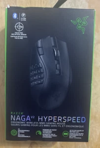 Razer Naga V2 HyperSpeed Wireless Gaming Mouse (RZ01-0360)... FREE S&H! - Picture 1 of 2