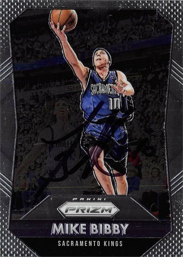 Mike Bibby autographed Basketball Card (Sacramento Kings) 2015 Panini Prizm #265 - Image 1 of 1