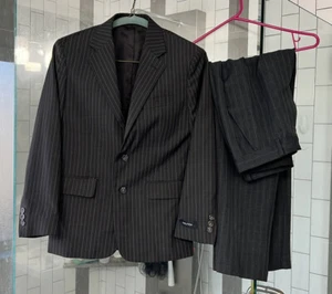 Nautica boys suit 12R blazer jacket pinstripe RETAILS $200 Dillard’s Free Slacks - Picture 1 of 4