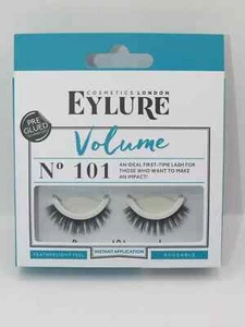 EYLURE EYELASHES VOLUME NO 101 PREGLUED TECHNOLOGY REUSABLE INSTANT APPLICATION - Picture 1 of 1
