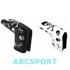 1pc Skull Golf Blade Putter Head Cover White or Black for Option