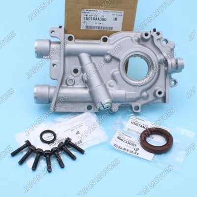 Genuine OEM Subaru Legacy WRX 2.5L Turbo Engine Oil Pump 11MM & Seal & Bolts Kit - Image 1 of 4