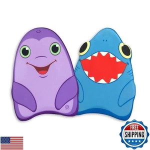 Melissa and Doug Sunny Patch Dolphin and Shark Kickboards - Learn-to-Swim Poo - Picture 1 of 5