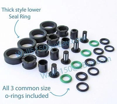 Honda OBD1 Fuel Injector Repair Kit O’rings Filters Seal Rings Grommets OBD-I - Image 1 of 3
