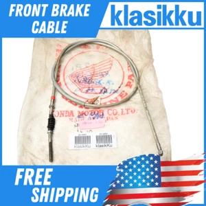 Honda C70 MK2 fit PASSPORT C50 C70 C90 Front Brake CABLE Gray NOS Genuine - Picture 1 of 5