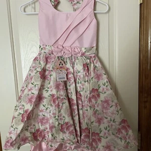 Children’s Party Dress Size 10 New 100% Cotton - Picture 1 of 6