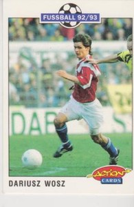 Panini Fussball 92-93 Action Cards #24 Dariusz Wosz VFL Bochum