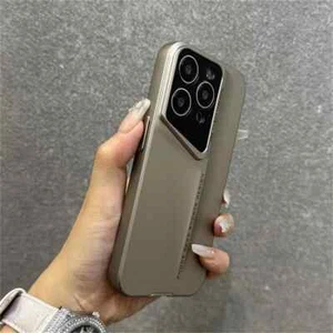 Cool Phone Case For iPhone 16 15 14 Ice Skin Feel Camera Protection Back Cover - Picture 1 of 16