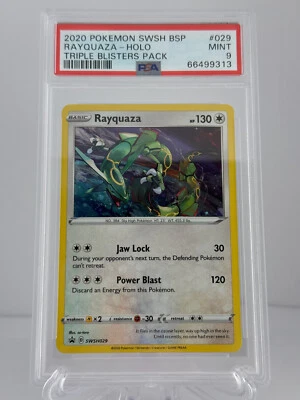 [PSA: 9] Rayquaza SWSH029 SWSH: Sword & Shield Promo Cards Holo - Image 1 of 2