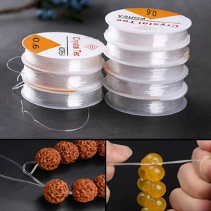 1-5 Strong Elastic Stretchy Thread Beading Cord Bracelet String Jewellery Making - Picture 1 of 9
