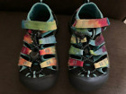 Keen Child Newport H2 Footwear Size 10.5 Rainbow Tie Dye Sport Sandals Shoes