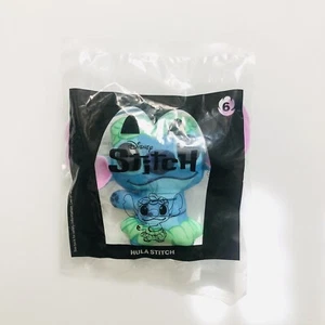 2022 Disney McDonalds Happy Meal Hula Stitch #6 Spielzeug Plüsch Schlüsselanhänger - Neu/Versiegelt! - Bild 1 von 2