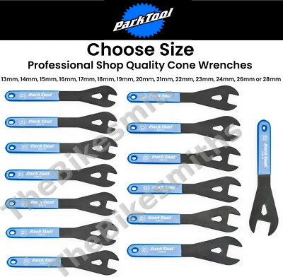 Chave cônica Park Tool SCW Shop tamanhos 13 - 24mm 26mm ou 28mm cubo de bicicleta de reparo - Imagem 1 de 2