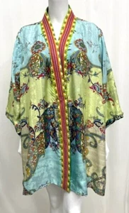 $385 NWT Johnny Was Silk Reversible Kimono -1X - JW42630824 - Picture 1 of 8