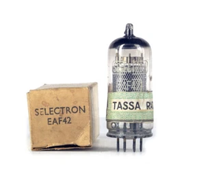 EAF42/6CT7 SELECTRON DE LOTE ANTIGUO FRANCIA tubo lámpara válvula válvula - Imagen 1 de 1