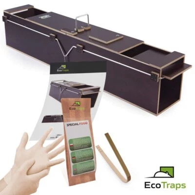 Marderfalle 120cm inkl Lockmittel Holzfalle Lebendfalle  Köder (GRATIS) - Bild 1 von 4