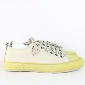 All Saints Jixon Low Top Canvas Men Sneakers Chalk White Size 8M- 0115, 0119 - Picture 1 of 7
