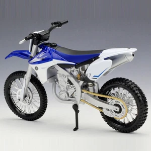 1/12 Yamaha YZ450F Motorcycle Model Diecast Toy Vehicle Dirt Bike Toys Blue - Picture 1 of 8