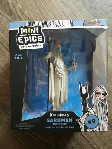 Mini Epics Lord Of The Rings Saruman The White Collectible #9 Weta Workshop LOTR Cover