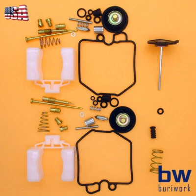 2x For Honda CX500C CX500D CX500 1980-1982 Carburetor Carb Repair Rebuild Kit Foto 1 de 4