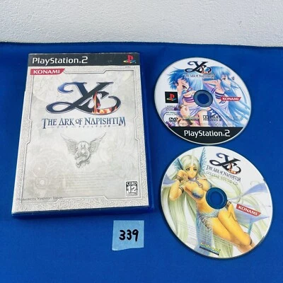 ◇339 Ys: The Ark of Napishtim PlayStation 2 Japan Game with Sound CD Tested Work - Image 1 of 4