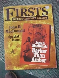 FIRSTS BOOK COLLECTOR's Magazine Nov 2002 Vol 12,9 SPECIAL ISSU JOHN D MacDONALD - Picture 1 of 5