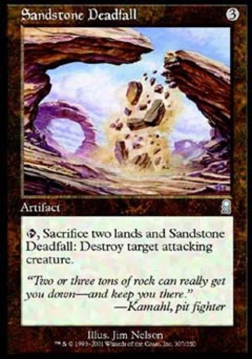Sandstone Deadfall -Foil Medium Play MTG Odyssey - Image 1 of 1