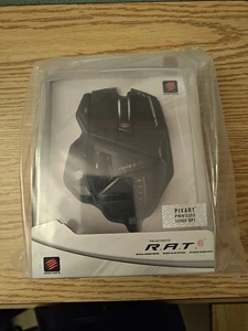 Mad Catz R.A.T. 6+ Black 12000 DPI PMW3360 11 programmable buttons Gaming Mouse - Picture 1 of 3