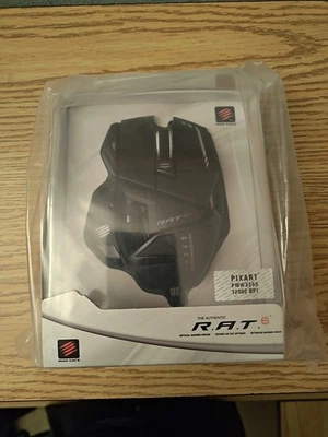 Mad Catz R.A.T. 6+ Black 12000 DPI PMW3360 11 programmable buttons Gaming Mouse - Image 1 of 3