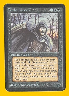 MTG ZOMBIE MASTER Alpha (OldManMTG 012-378) - Image 1 of 4