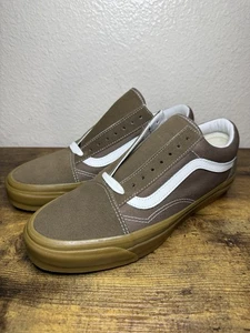 Vans Premium Old Skool Sneakers Skate Shoes Sepia Brown/Gum VN000D560E0 Sz 10 - Picture 1 of 5